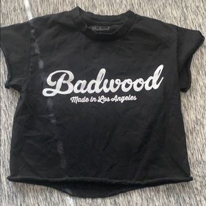 Badwood crop shirt